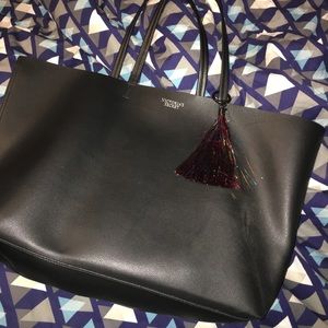 Victoria secret tote bag with tassel